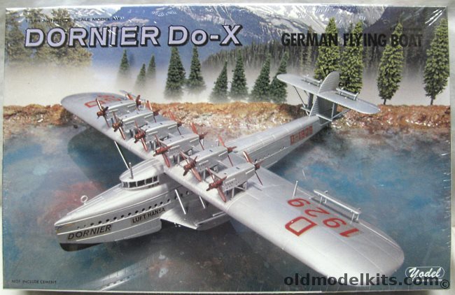 Yodal 1/144 Dornier Do-X  Flying Boat - (DoX / ex-Otaki), YSP-1-2000 plastic model kit